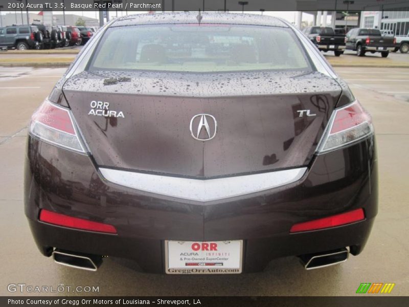 Basque Red Pearl / Parchment 2010 Acura TL 3.5