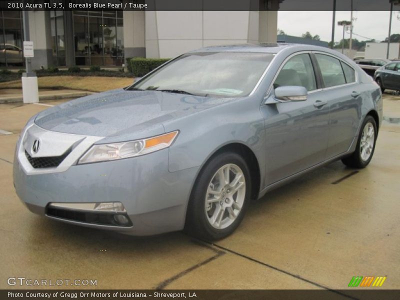 Borealis Blue Pearl / Taupe 2010 Acura TL 3.5