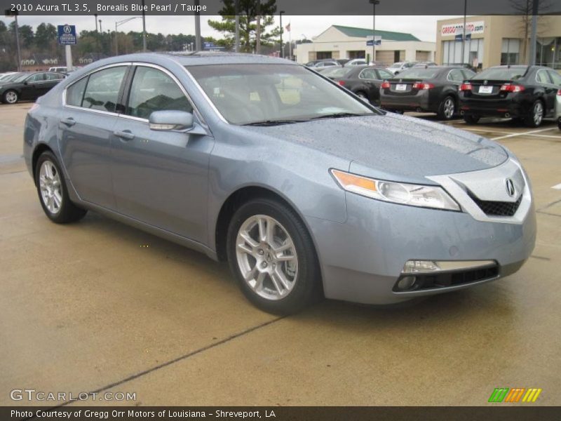 Borealis Blue Pearl / Taupe 2010 Acura TL 3.5