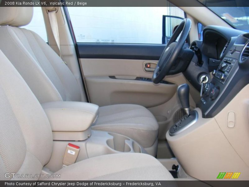 Volcanic Red / Beige 2008 Kia Rondo LX V6