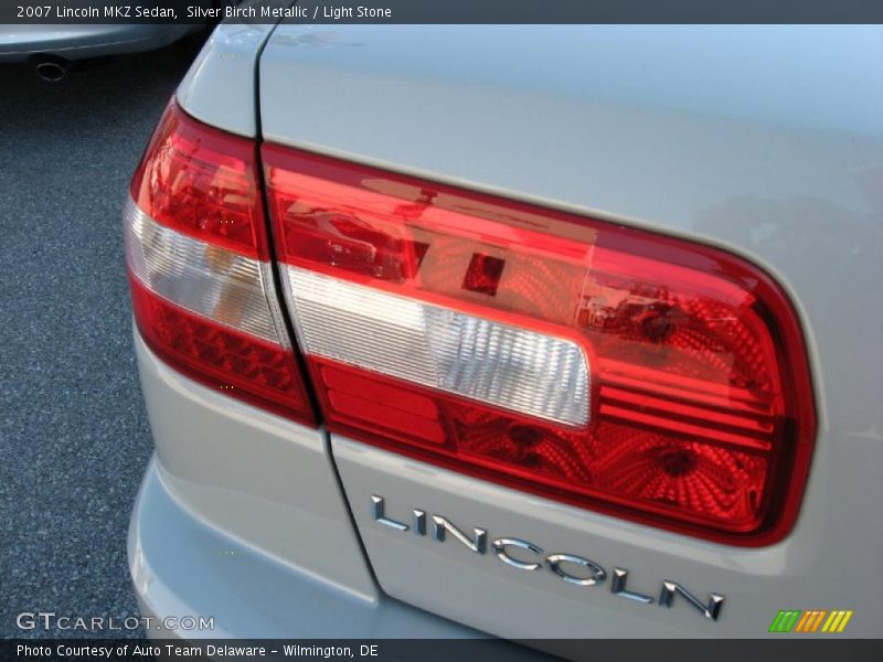 Silver Birch Metallic / Light Stone 2007 Lincoln MKZ Sedan