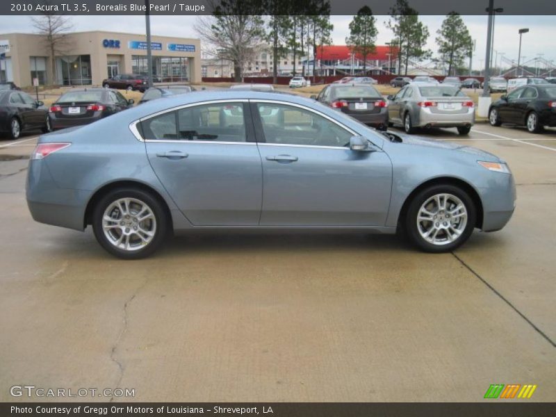 Borealis Blue Pearl / Taupe 2010 Acura TL 3.5