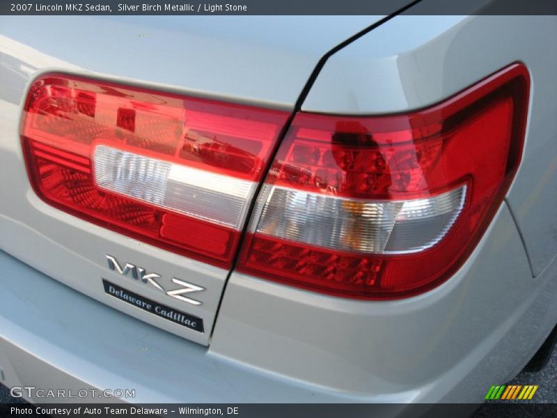 Silver Birch Metallic / Light Stone 2007 Lincoln MKZ Sedan