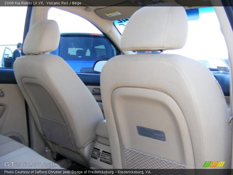 Volcanic Red / Beige 2008 Kia Rondo LX V6