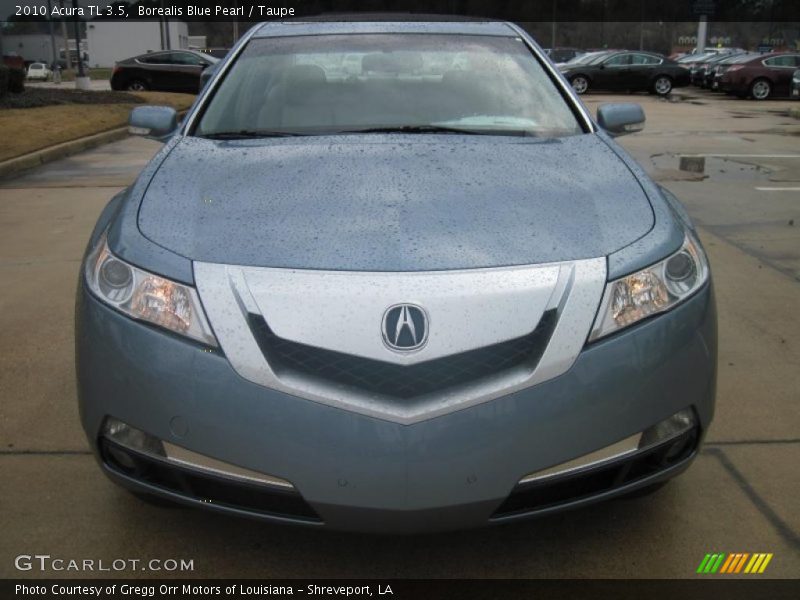 Borealis Blue Pearl / Taupe 2010 Acura TL 3.5