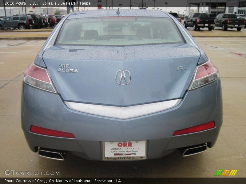 Borealis Blue Pearl / Taupe 2010 Acura TL 3.5
