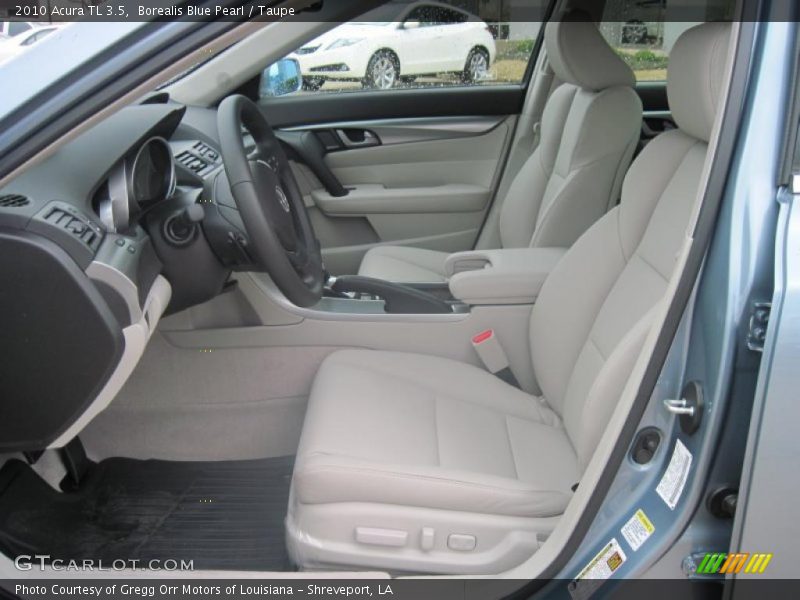 Borealis Blue Pearl / Taupe 2010 Acura TL 3.5