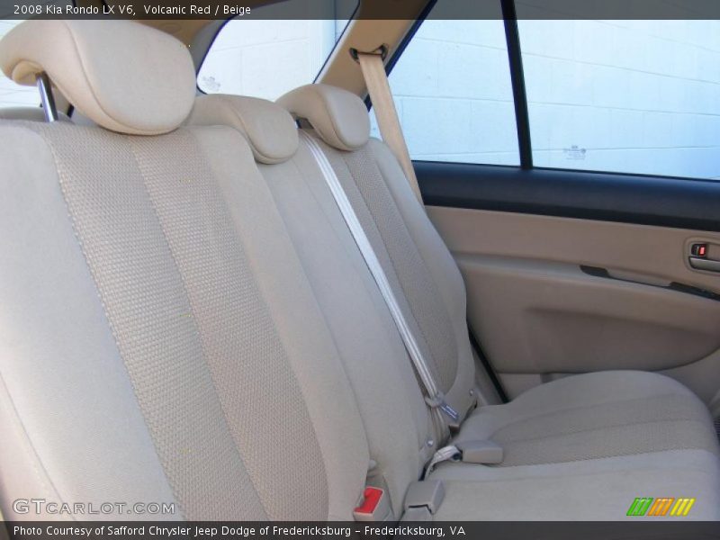 Volcanic Red / Beige 2008 Kia Rondo LX V6