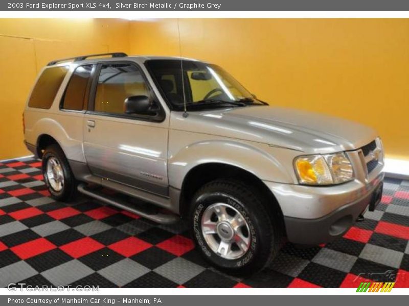 Silver Birch Metallic / Graphite Grey 2003 Ford Explorer Sport XLS 4x4
