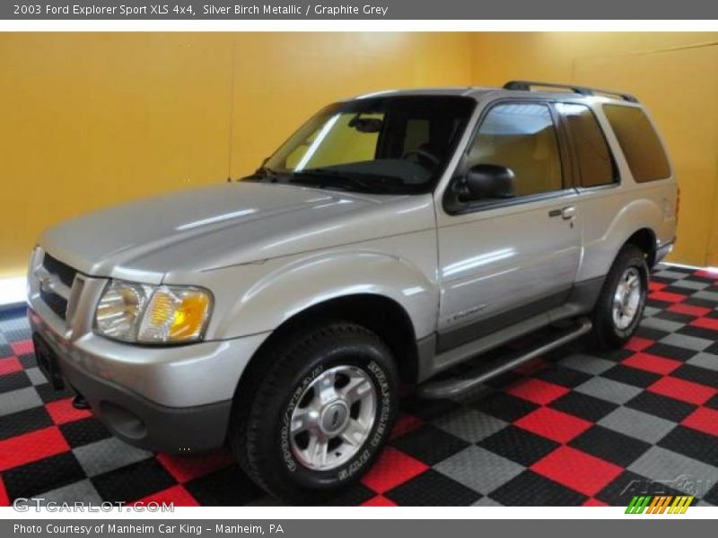 Silver Birch Metallic / Graphite Grey 2003 Ford Explorer Sport XLS 4x4