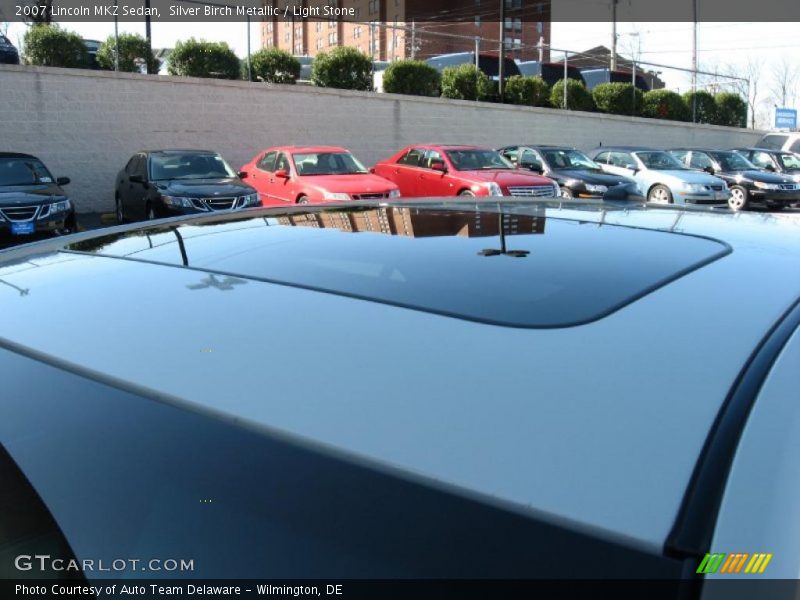 Silver Birch Metallic / Light Stone 2007 Lincoln MKZ Sedan