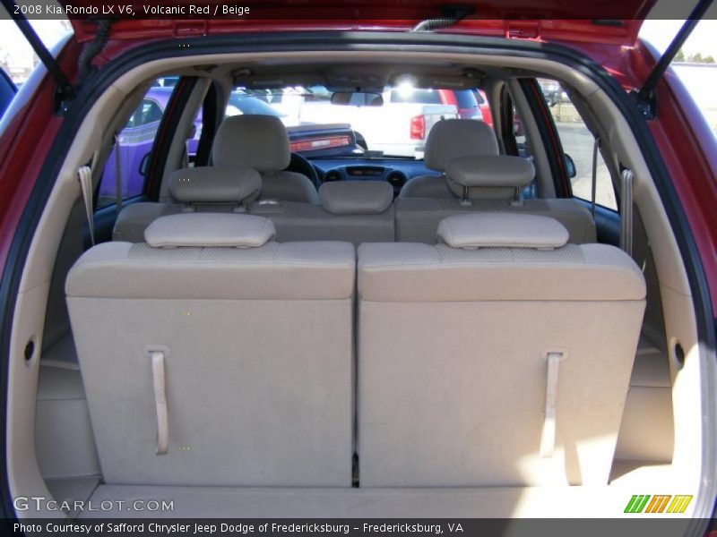 Volcanic Red / Beige 2008 Kia Rondo LX V6
