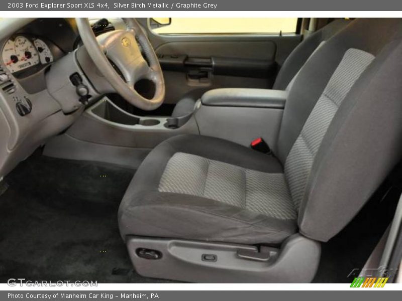 Silver Birch Metallic / Graphite Grey 2003 Ford Explorer Sport XLS 4x4