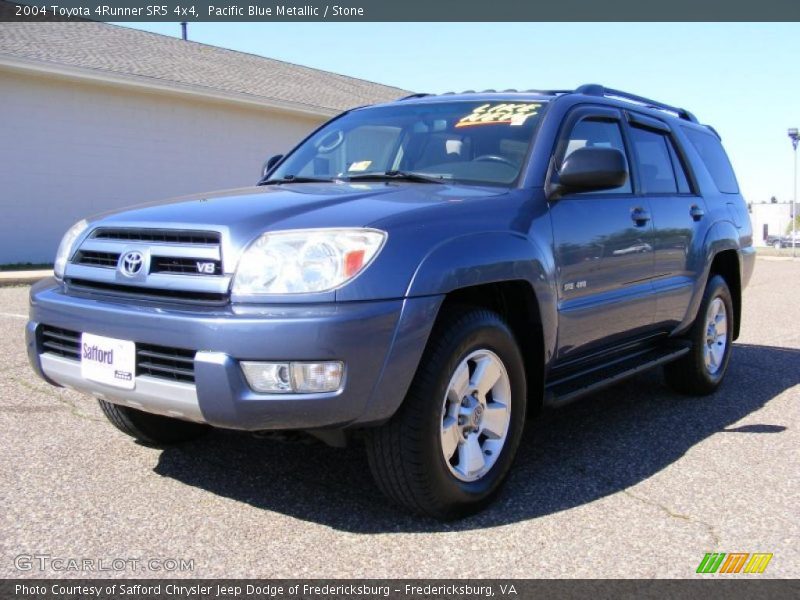 Pacific Blue Metallic / Stone 2004 Toyota 4Runner SR5 4x4