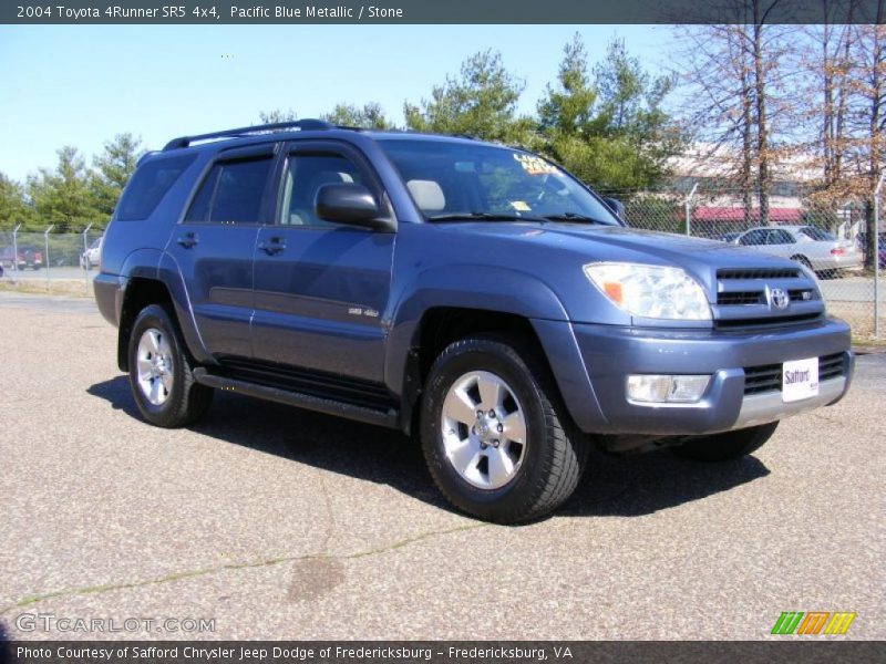 Pacific Blue Metallic / Stone 2004 Toyota 4Runner SR5 4x4
