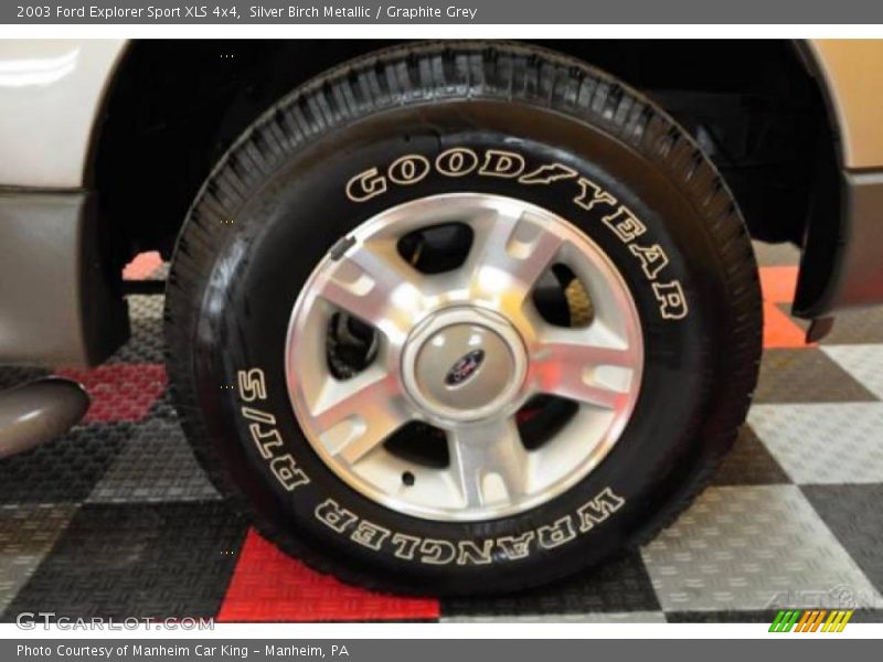 Silver Birch Metallic / Graphite Grey 2003 Ford Explorer Sport XLS 4x4