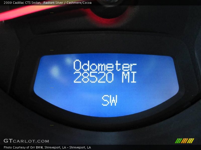 Radiant Silver / Cashmere/Cocoa 2009 Cadillac CTS Sedan