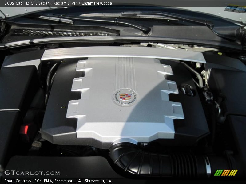 Radiant Silver / Cashmere/Cocoa 2009 Cadillac CTS Sedan