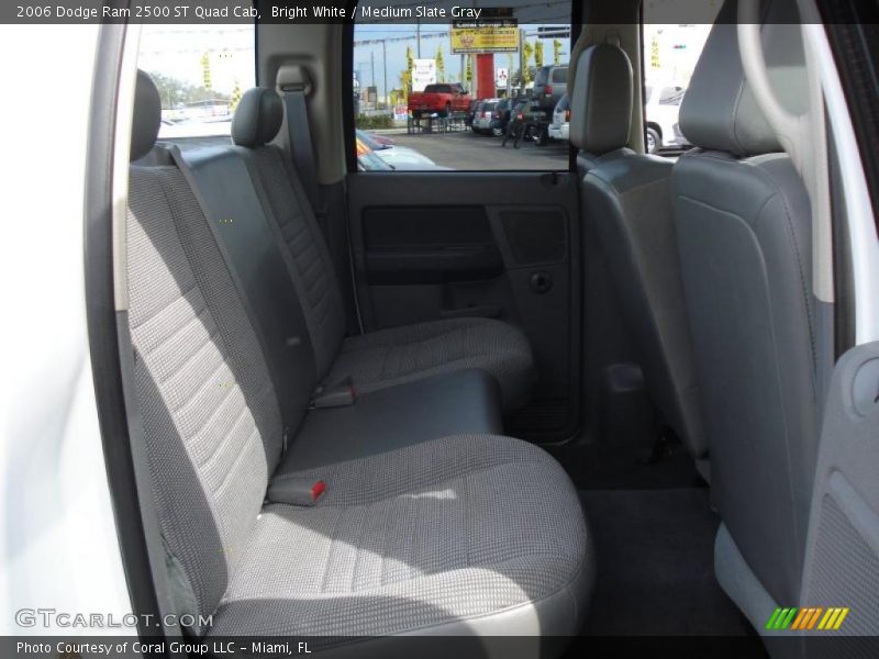 Bright White / Medium Slate Gray 2006 Dodge Ram 2500 ST Quad Cab