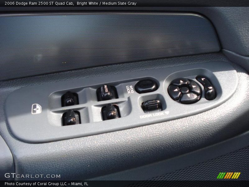 Bright White / Medium Slate Gray 2006 Dodge Ram 2500 ST Quad Cab
