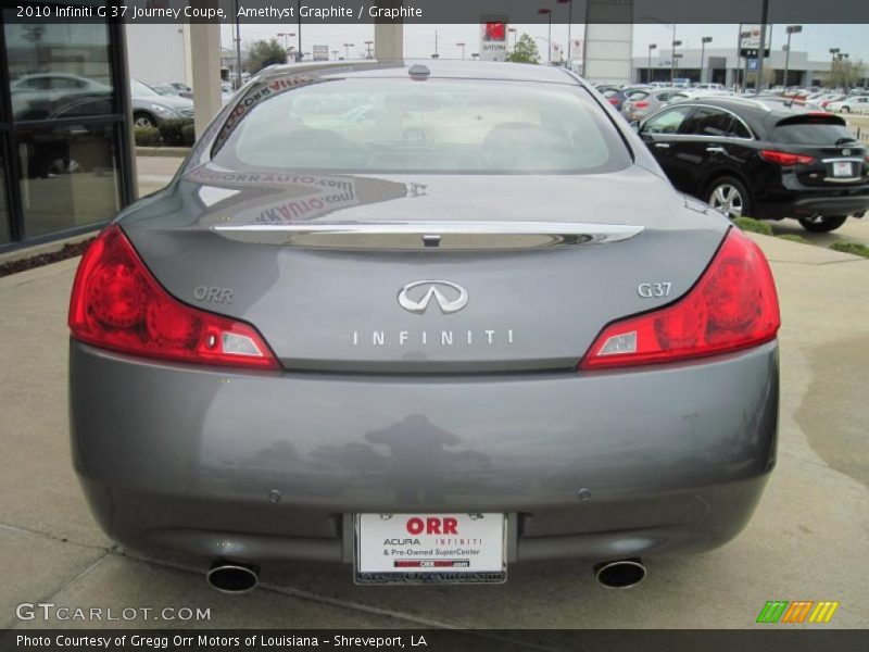 Amethyst Graphite / Graphite 2010 Infiniti G 37 Journey Coupe