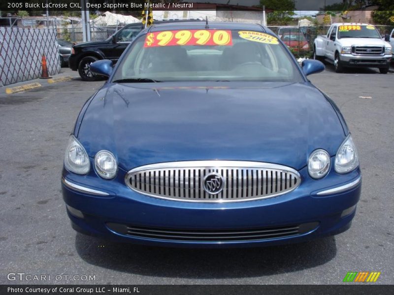 Deep Sapphire Blue Metallic / Neutral 2005 Buick LaCrosse CXL