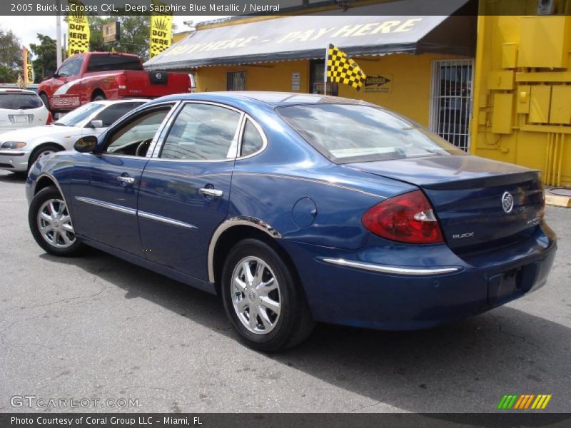 Deep Sapphire Blue Metallic / Neutral 2005 Buick LaCrosse CXL