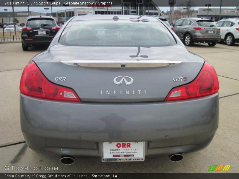 Graphite Shadow / Graphite 2010 Infiniti G 37 S Sport Coupe
