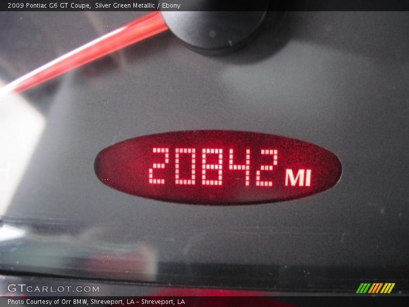 Silver Green Metallic / Ebony 2009 Pontiac G6 GT Coupe