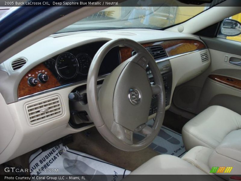 Deep Sapphire Blue Metallic / Neutral 2005 Buick LaCrosse CXL