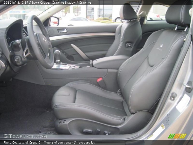 Graphite Shadow / Graphite 2010 Infiniti G 37 S Sport Coupe