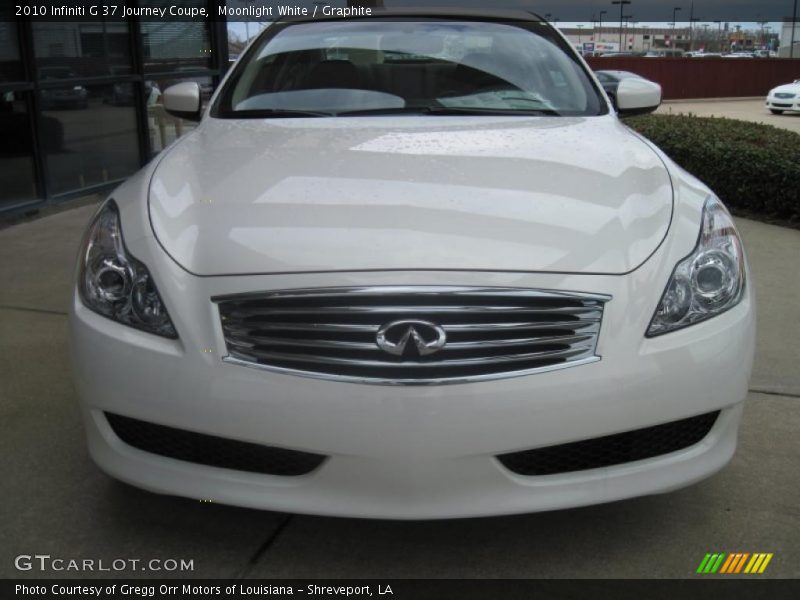 Moonlight White / Graphite 2010 Infiniti G 37 Journey Coupe