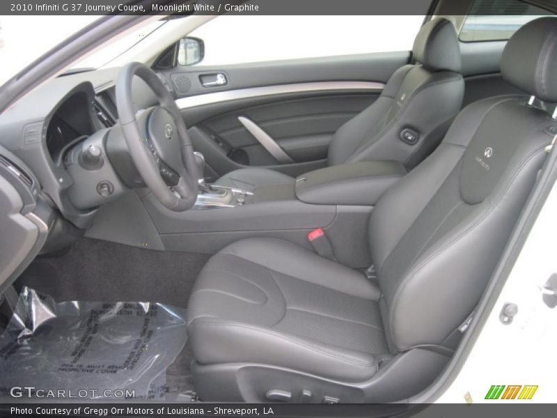 Moonlight White / Graphite 2010 Infiniti G 37 Journey Coupe