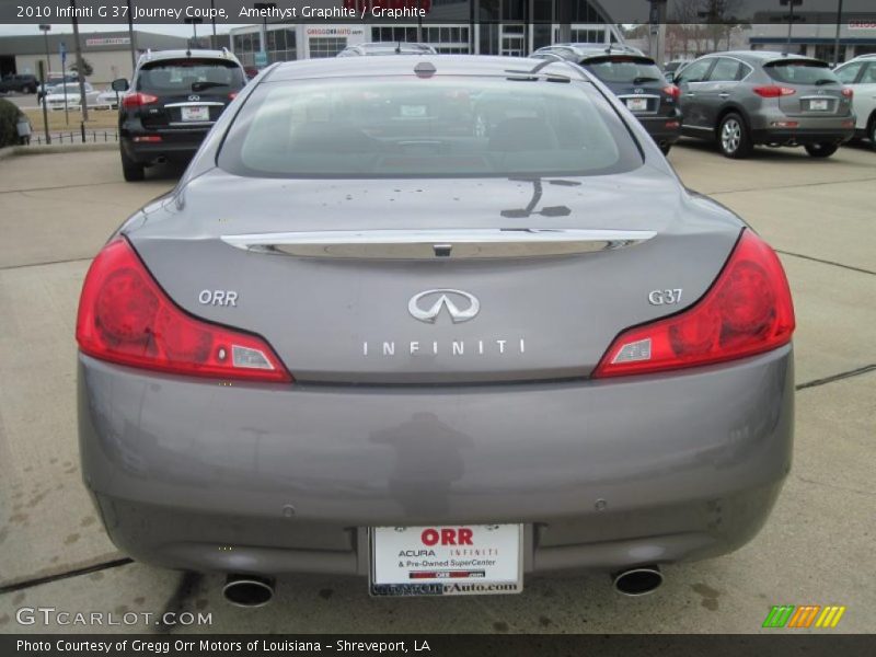 Amethyst Graphite / Graphite 2010 Infiniti G 37 Journey Coupe