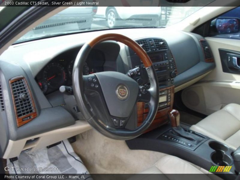 Silver Green / Light Neutral 2003 Cadillac CTS Sedan