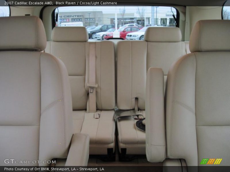Black Raven / Cocoa/Light Cashmere 2007 Cadillac Escalade AWD
