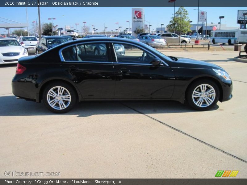Obsidian Black / Graphite 2010 Infiniti G 37 Sedan