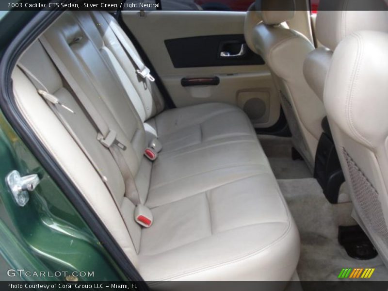 Silver Green / Light Neutral 2003 Cadillac CTS Sedan