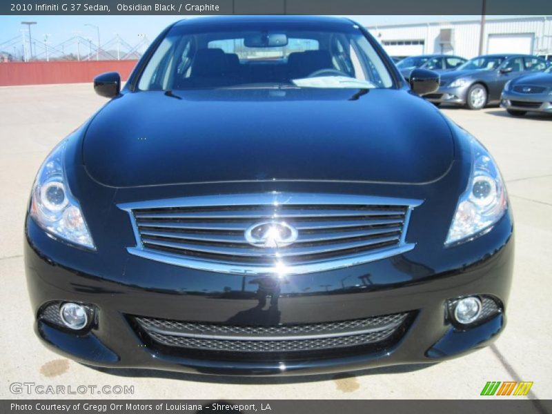 Obsidian Black / Graphite 2010 Infiniti G 37 Sedan