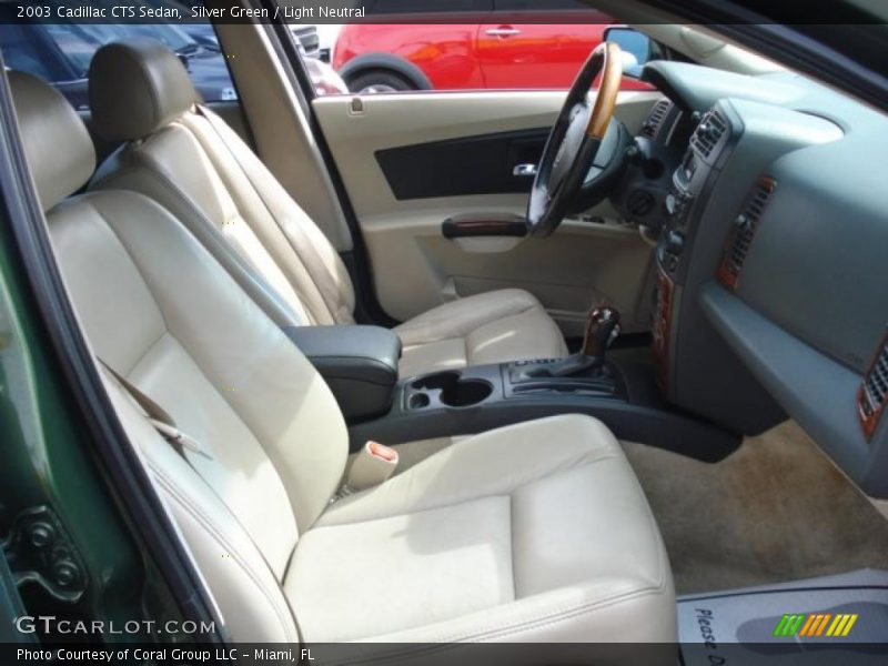 Silver Green / Light Neutral 2003 Cadillac CTS Sedan