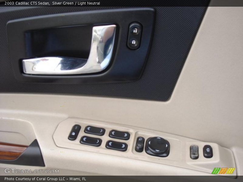 Silver Green / Light Neutral 2003 Cadillac CTS Sedan