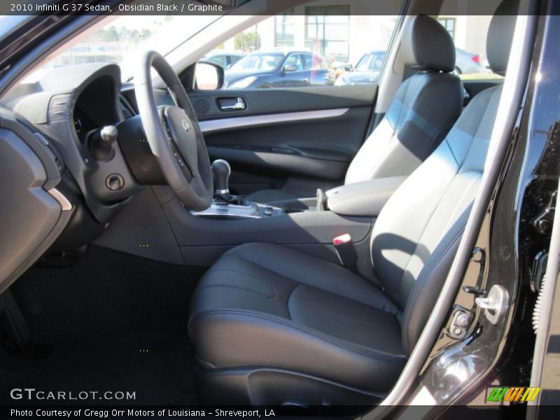 Obsidian Black / Graphite 2010 Infiniti G 37 Sedan