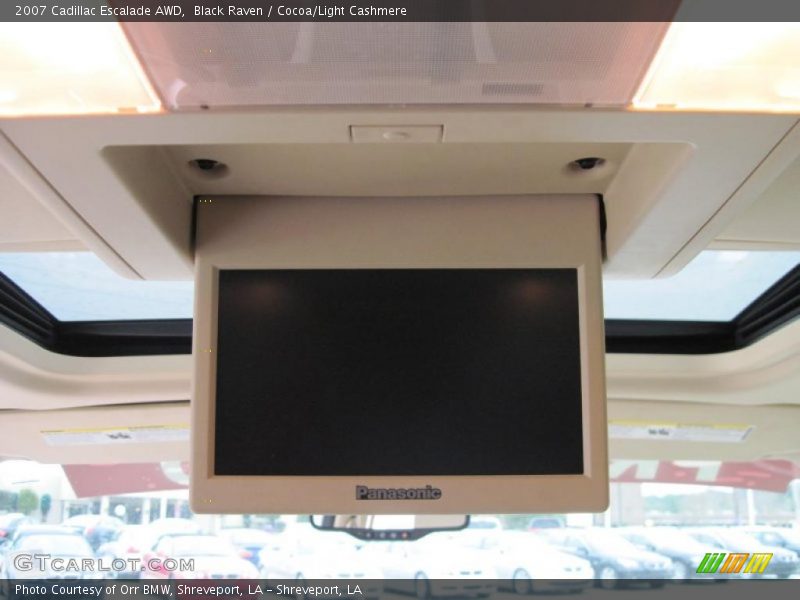 Black Raven / Cocoa/Light Cashmere 2007 Cadillac Escalade AWD