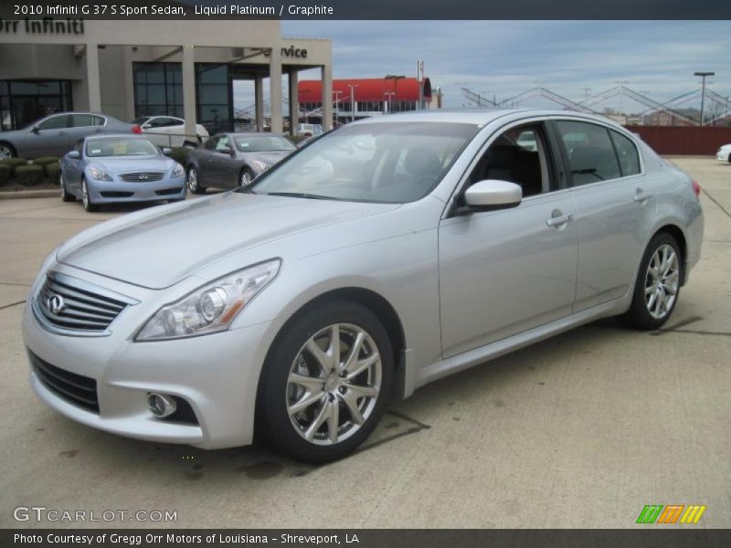 Liquid Platinum / Graphite 2010 Infiniti G 37 S Sport Sedan
