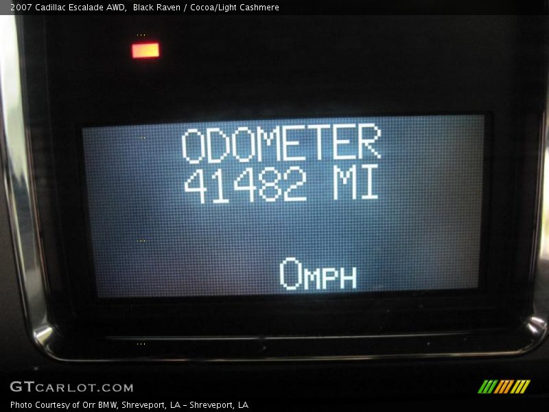 Black Raven / Cocoa/Light Cashmere 2007 Cadillac Escalade AWD