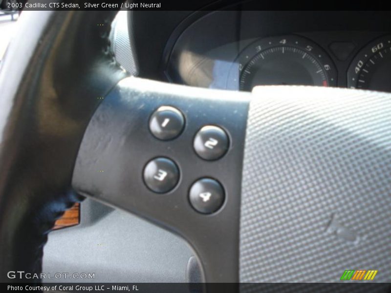 Silver Green / Light Neutral 2003 Cadillac CTS Sedan