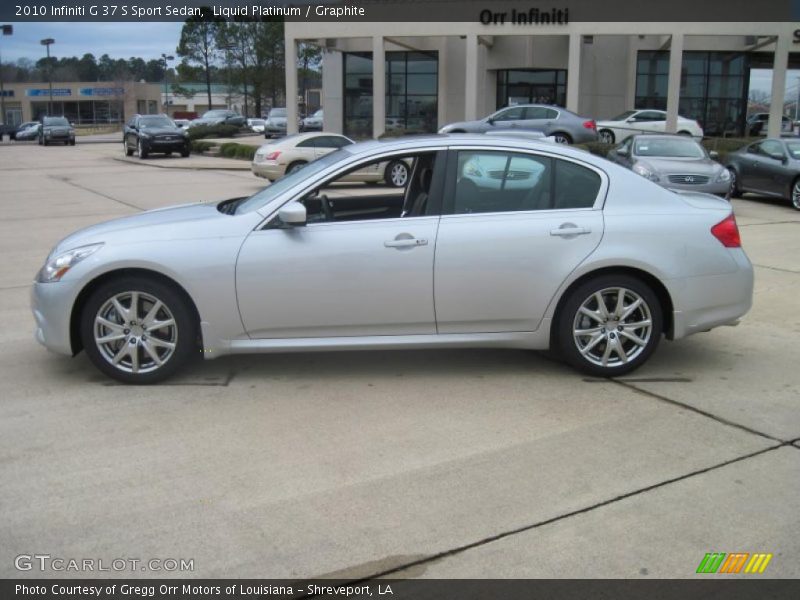 Liquid Platinum / Graphite 2010 Infiniti G 37 S Sport Sedan