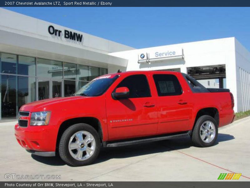 Sport Red Metallic / Ebony 2007 Chevrolet Avalanche LTZ