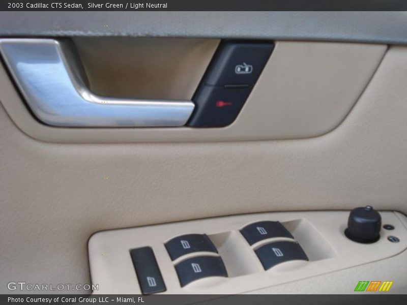 Silver Green / Light Neutral 2003 Cadillac CTS Sedan