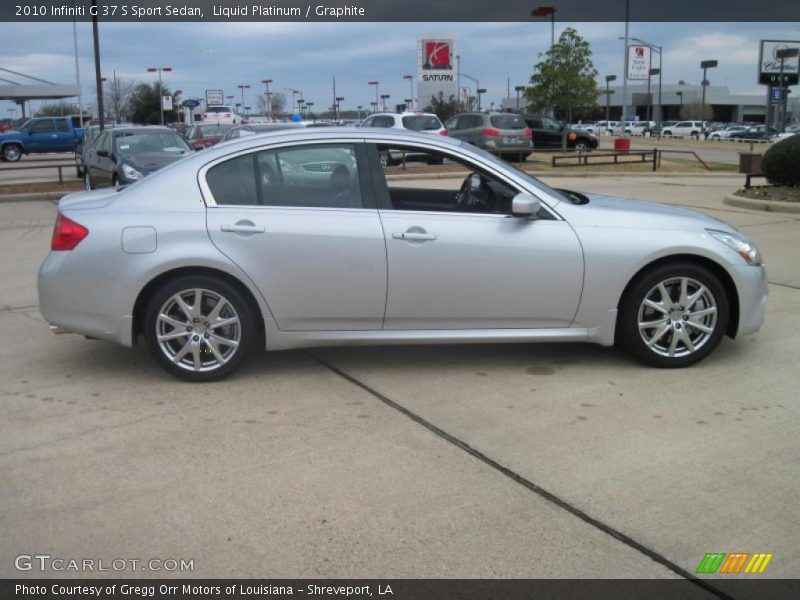 Liquid Platinum / Graphite 2010 Infiniti G 37 S Sport Sedan